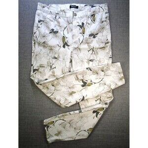 Buffalo David Bitton Pants Womens 8 Stetch Ankle Skinny Floral Print